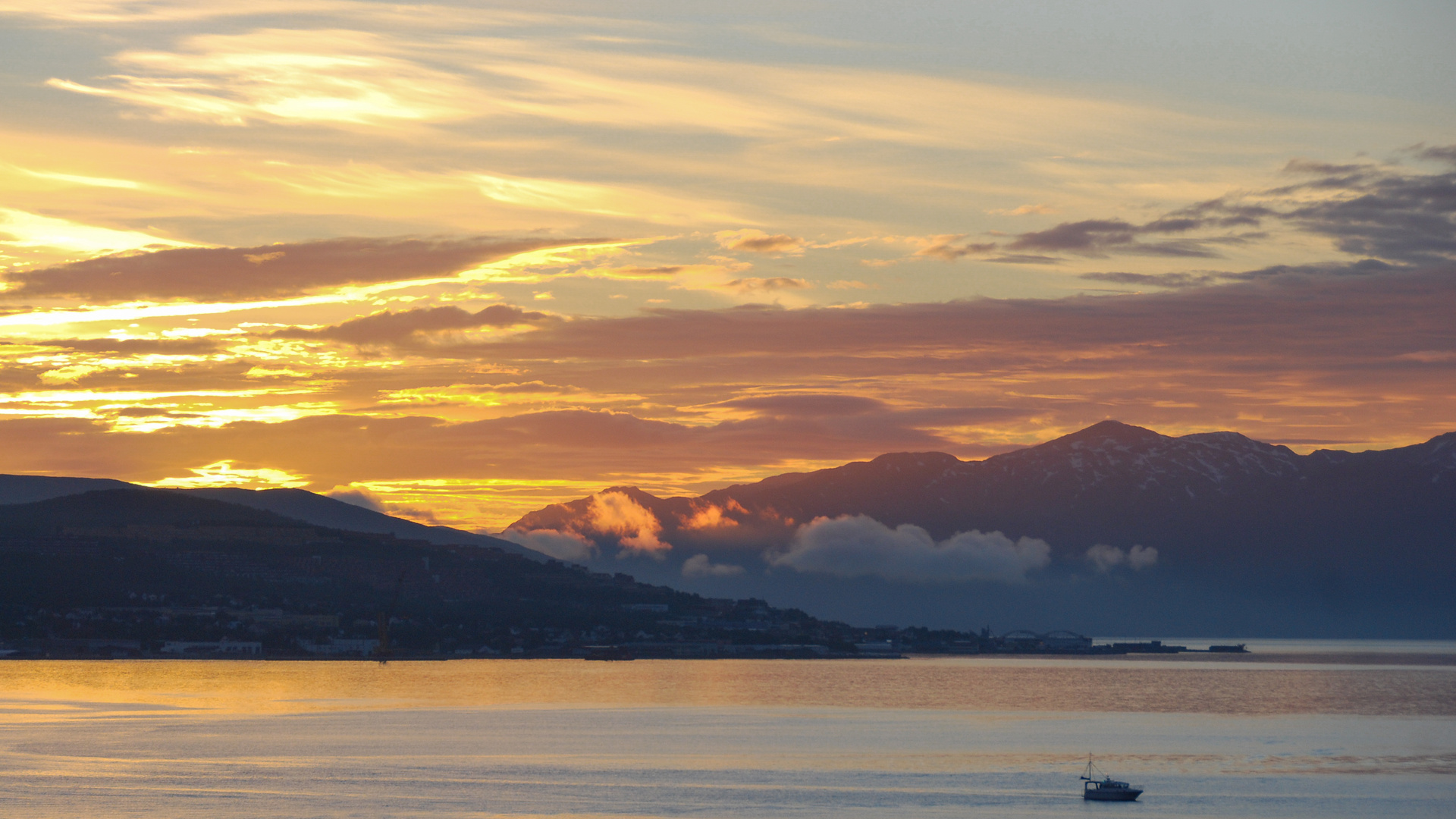 Mitternacht in Norwegen