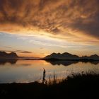 Mitternachtsonne Norwegen um 0°° 2°°
