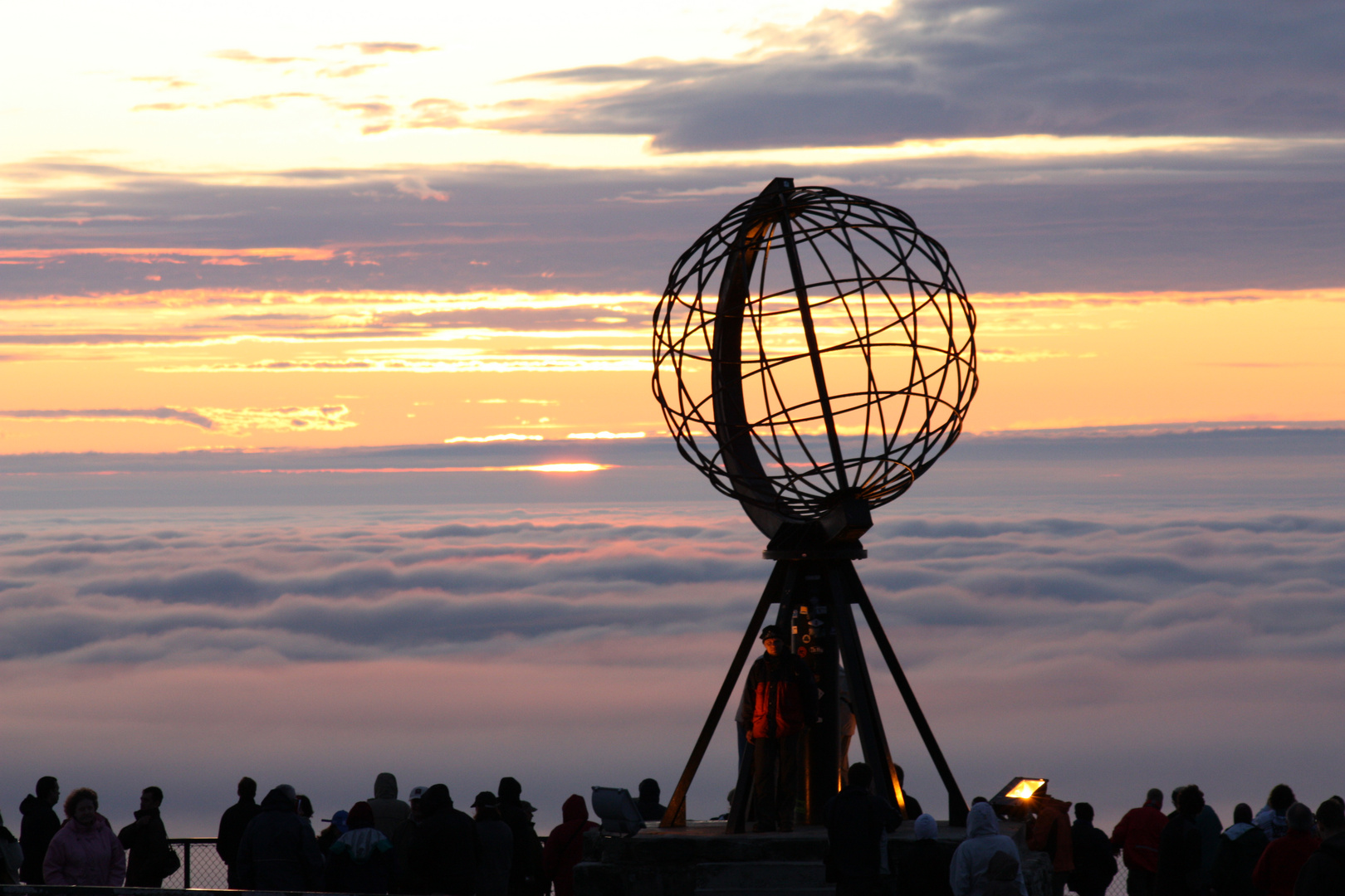 Mitternachtssonne am Nordkap