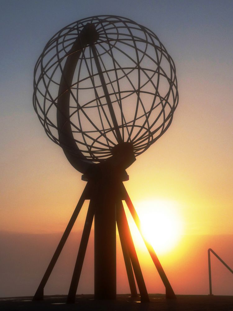 Mitternachtssonne am Nordkapp