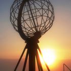 Mitternachtssonne am Nordkapp