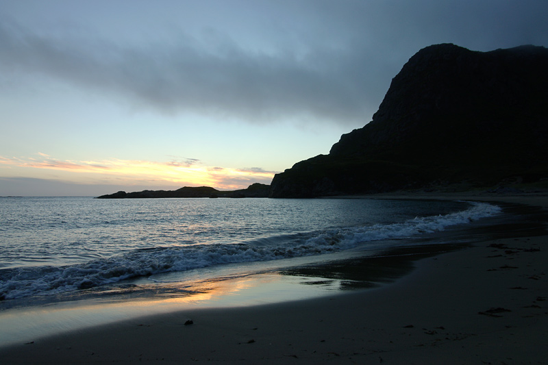 Mitternachtssonne auf den Vesterålen