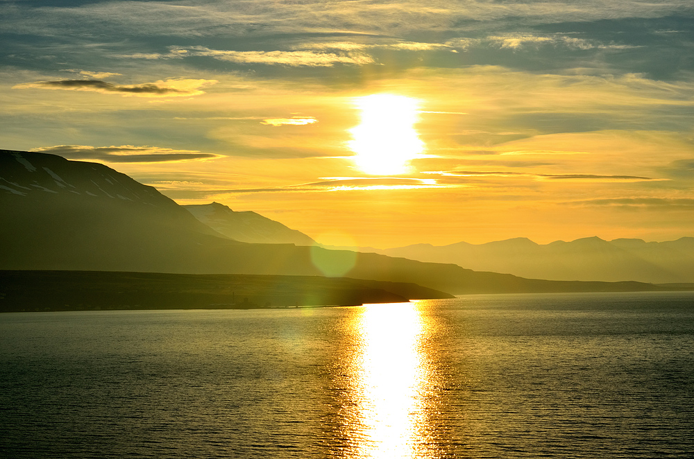 Mitternachtssonne bei Akureyri I