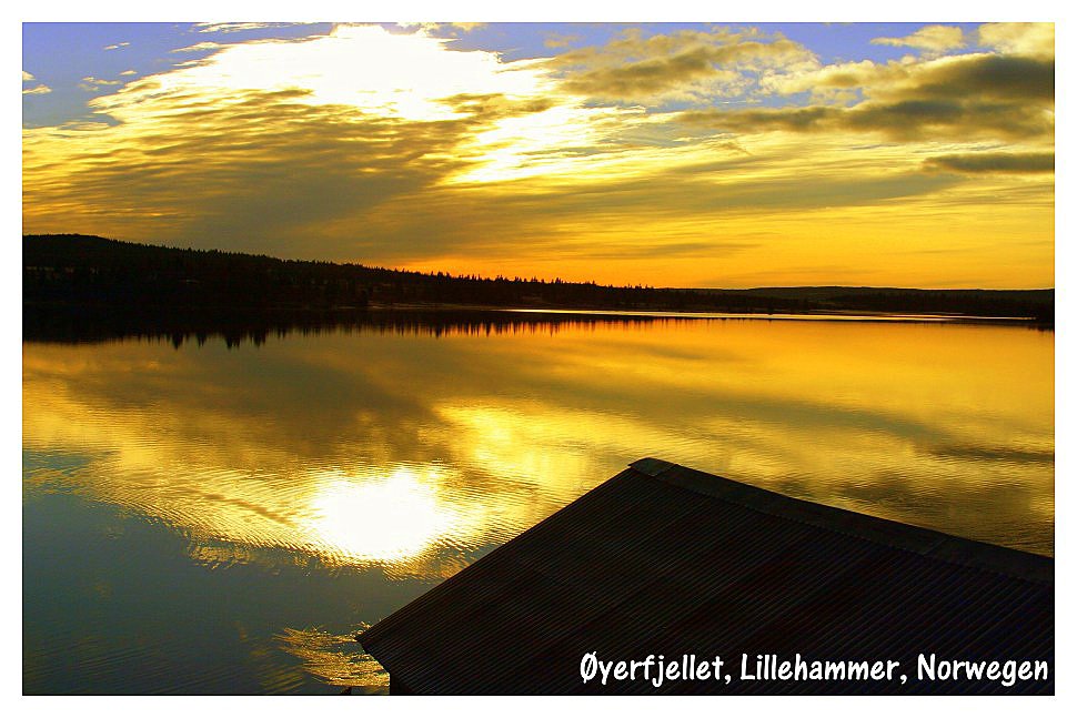 Mitternachtssonne im Øyerfjellet