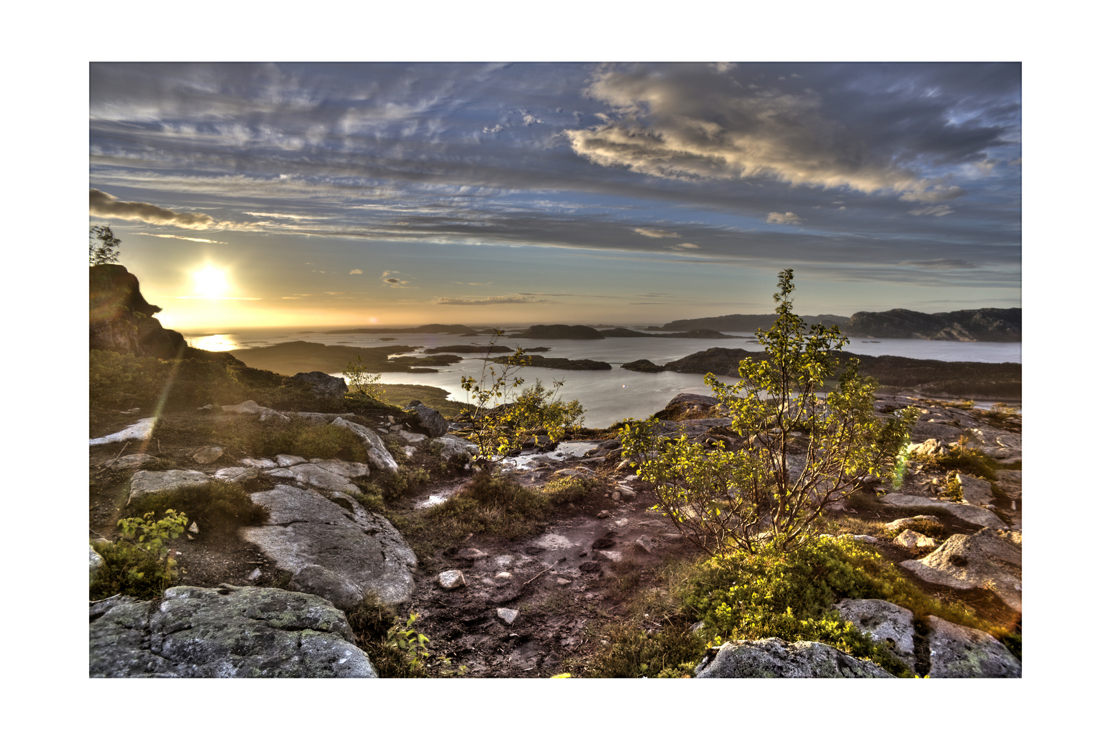 Mitternachtssonne in Norwegen