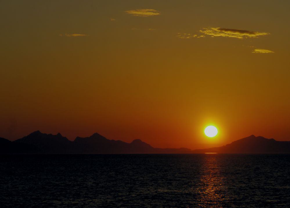 Mitternachtssonne; Lofoten