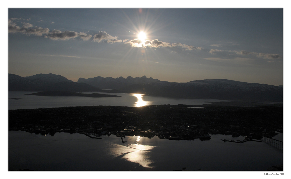 Mitternachtssonne über Tromsø