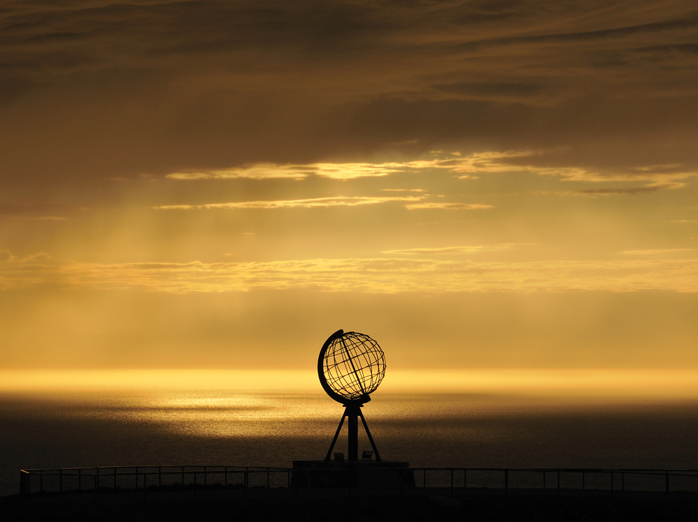 Mitternachtsstimmung am Nordkap