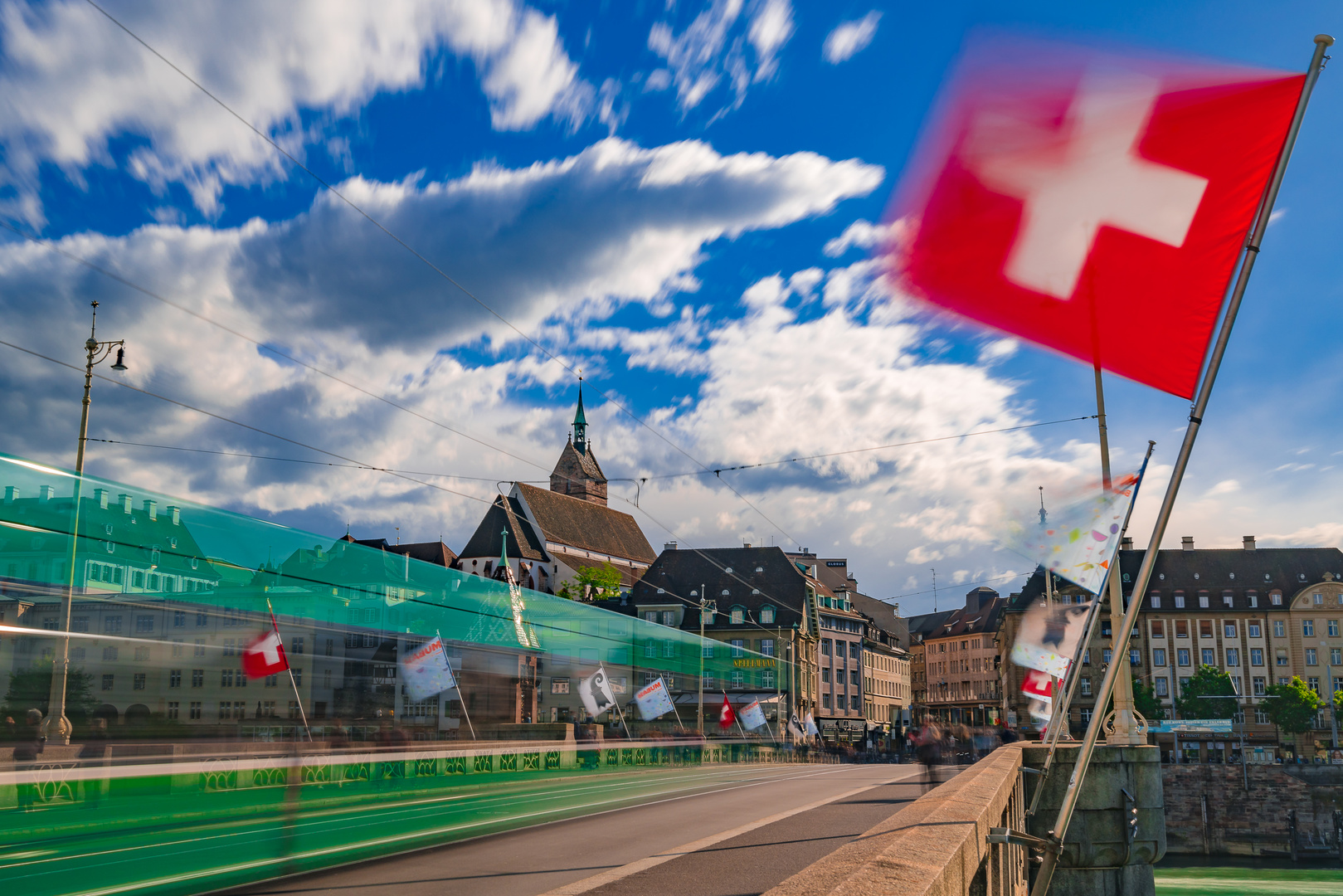 Mittlere Brücke bei Basel