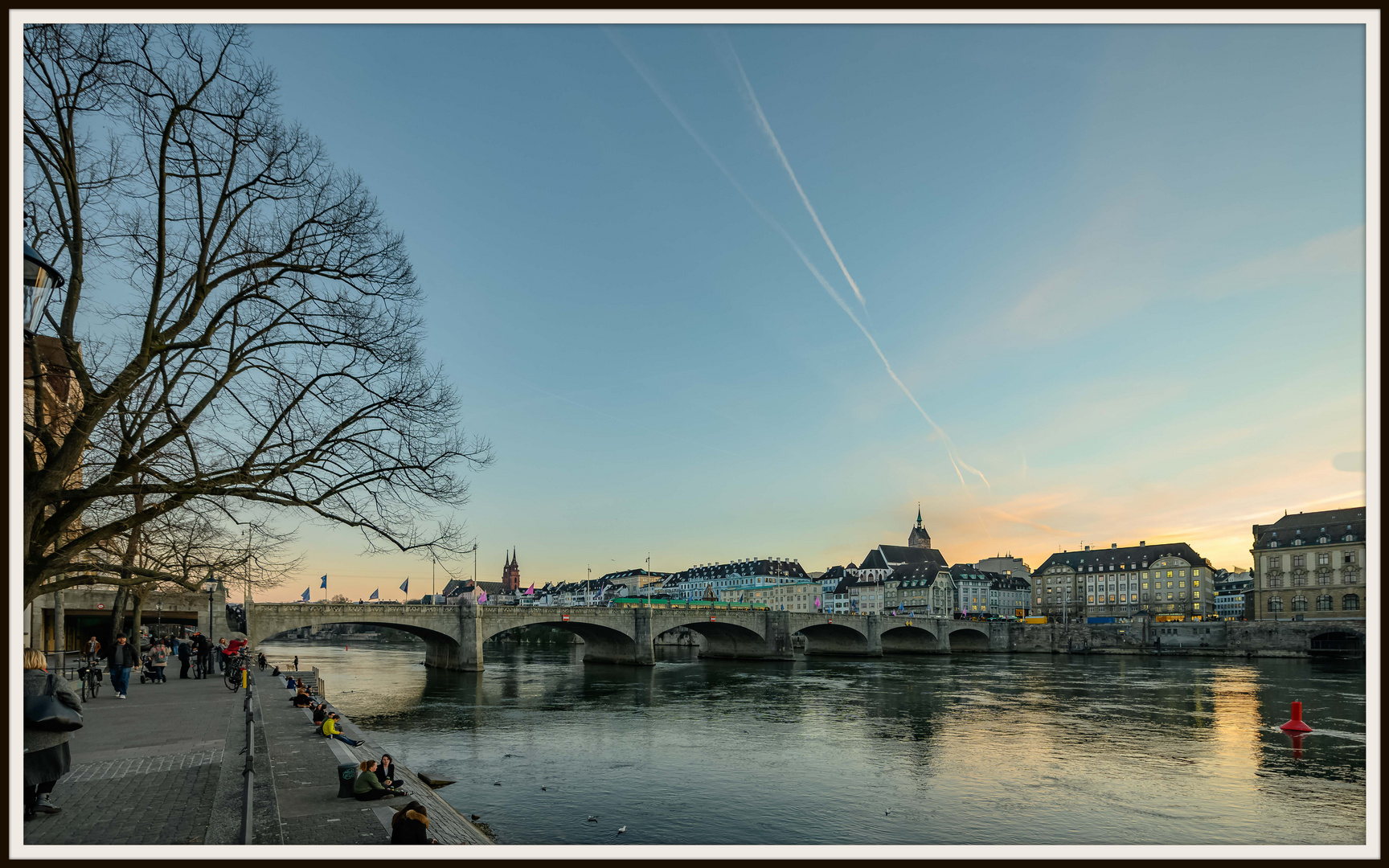 Mittlere Brücke in Basel 2019