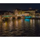 Mittlere Rheinbrücke im Advent 