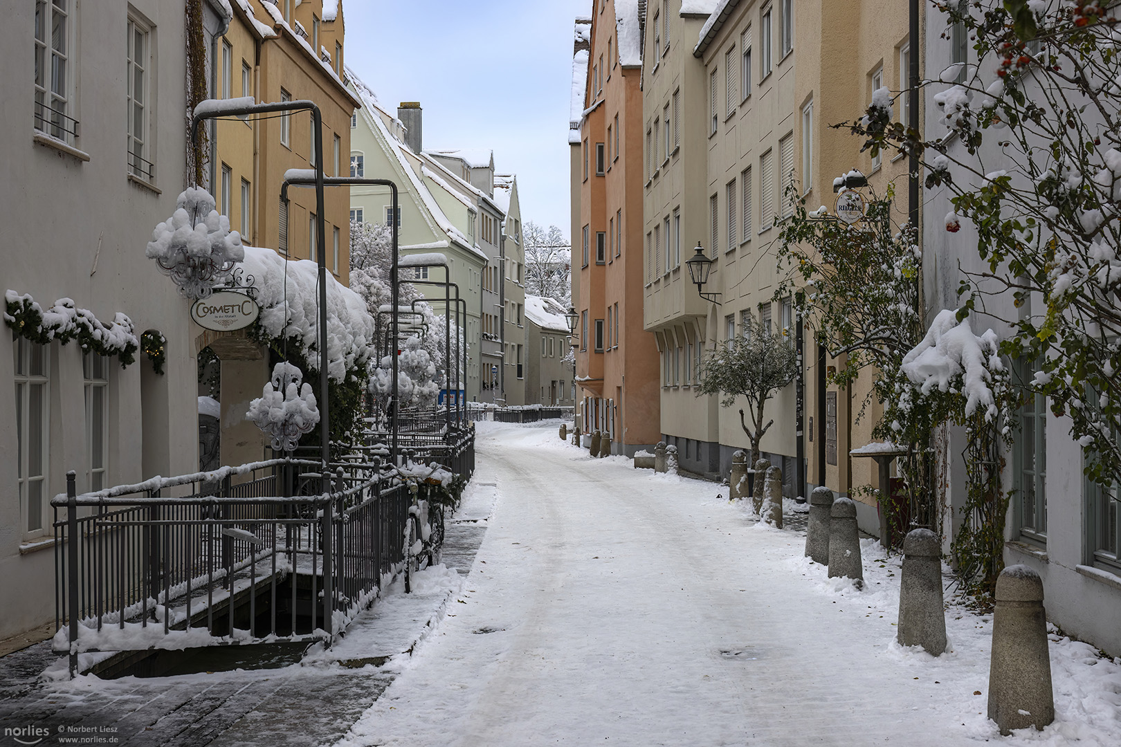 Mittlerer Lech mit Schnee