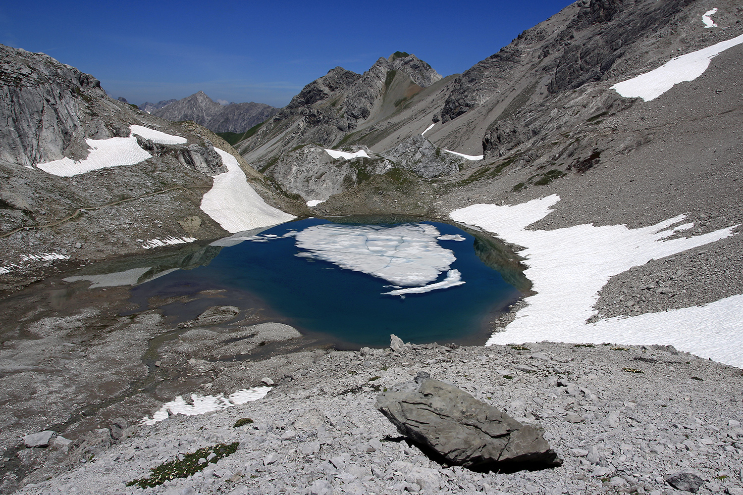 Mittlerer Seewisee 2425 m,