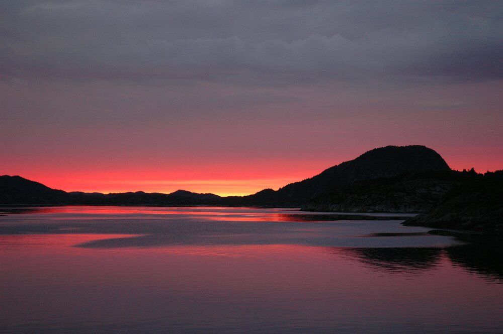 Mittsommernacht am Hervikfjord