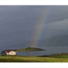 mittsommernacht mit regenbogen 23:45 h