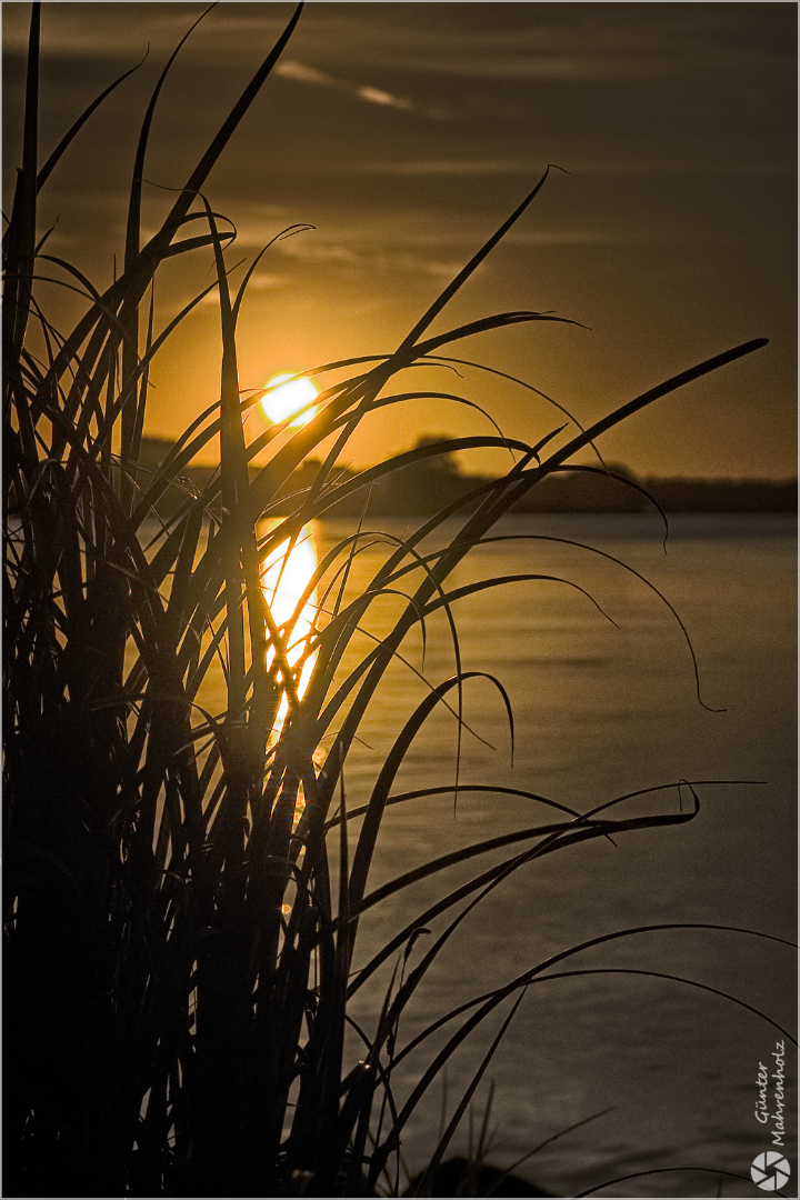 Mittsommernachtsonnenuntergang