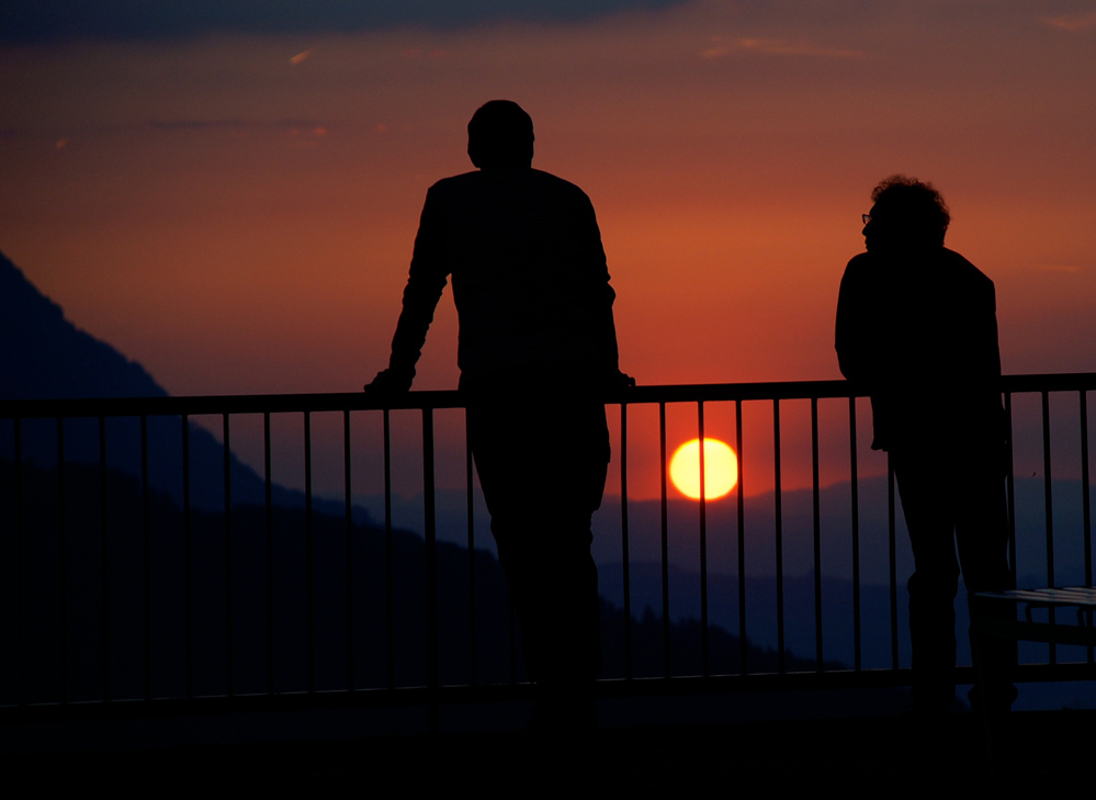 Mittsommersonnenuntergang