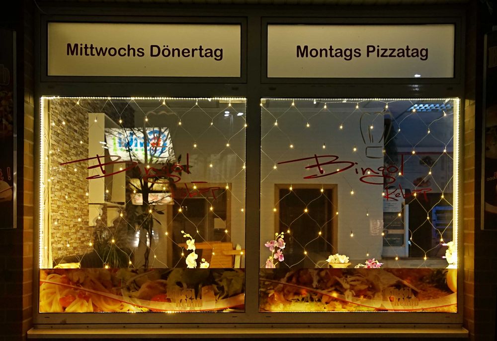 Mittwochs Dönertag-Montags Pizzatag