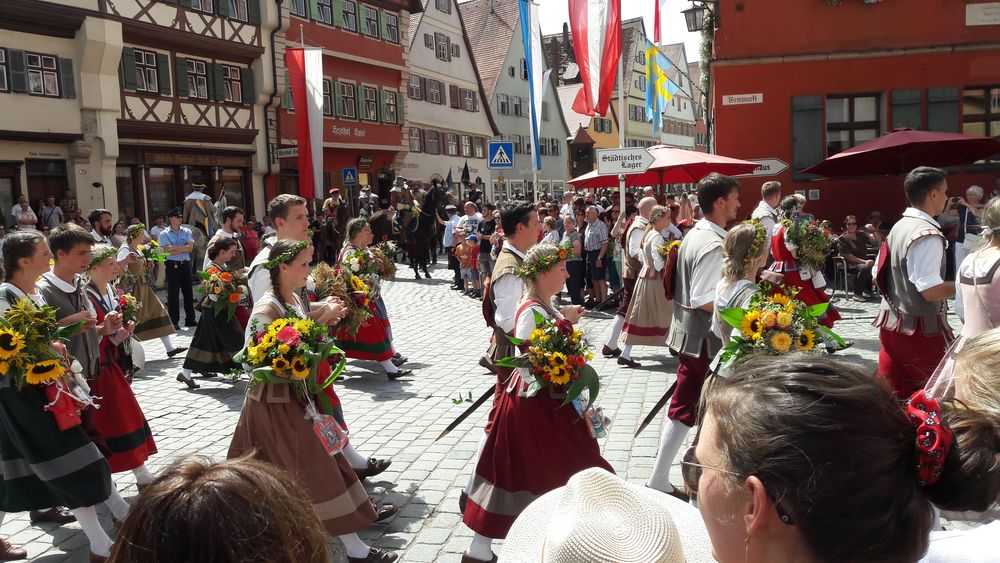 Mittwochsblümchen  bei der Kinderzeche Dinkelsbühl 2019