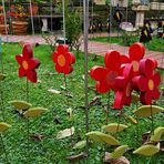 Mittwochsblümchen: Blumen aus Holz