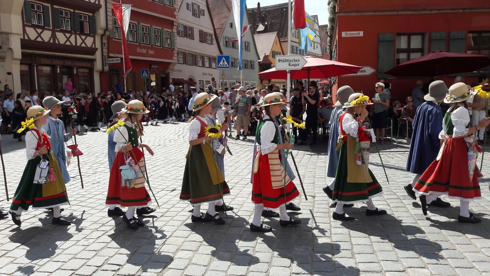 Mittwochsblümchen Schäfergruppe Kinderzeche Dinkelsbühl 2019