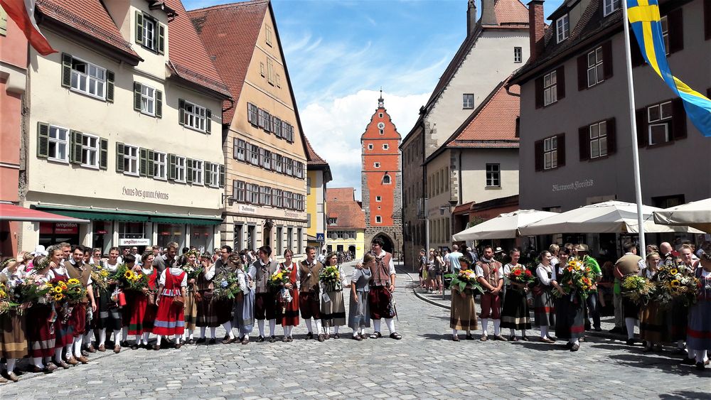 Mittwochsblümchen vor dem Wörnitztor in Dinklelsbühl