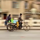 Mitzieher Panning Fahrrad Elektroroller Dreirad Shanghai China überall