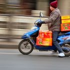 Mitzieher Panning Fahrrad Elektroroller Dreirad Shanghai China überall