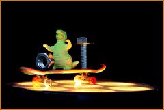 MiWoMu, Prinz Schraubi und Dinii ...  Skateboard-Show ...