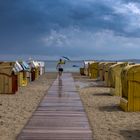 Mixed weather at the baltic sea