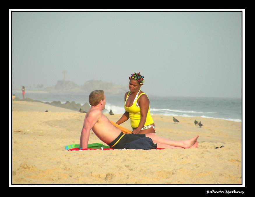 Mixing Colours in Leblon Beach. / Series: Life in Rio.