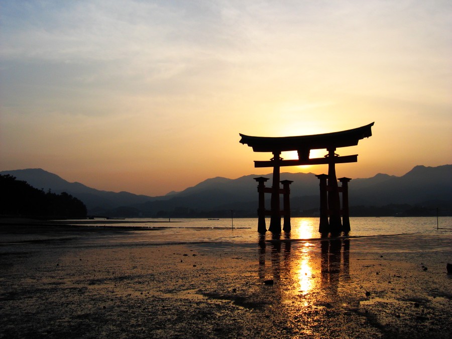 Miyajima Sunset - red