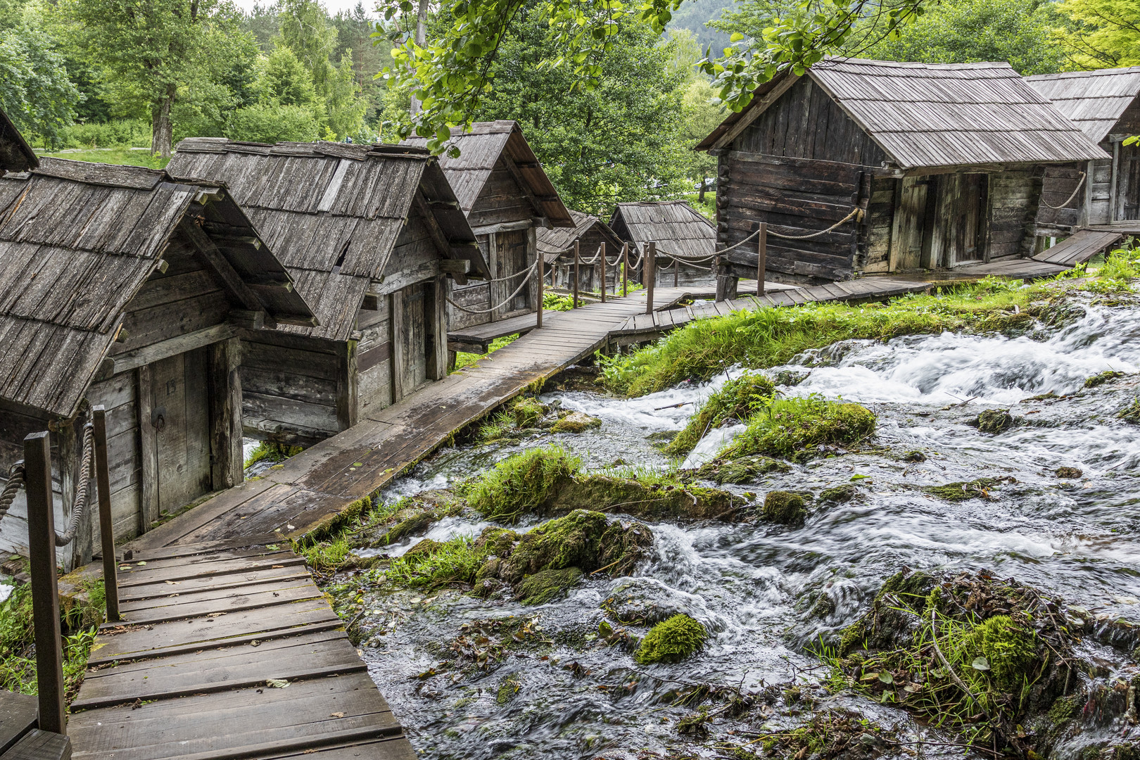 Mlincici-Wassermühlen