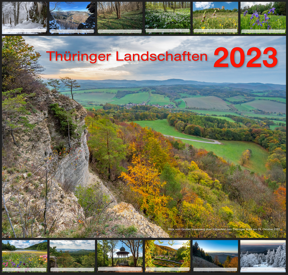 mm-Kalender Thüringer Landschaften 2023: alle Blätter