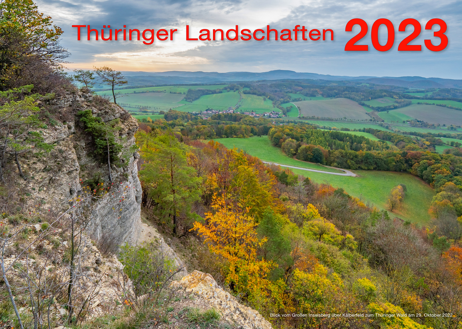 mm-Kalender Thüringer Landschaften: Titelblatt 2023