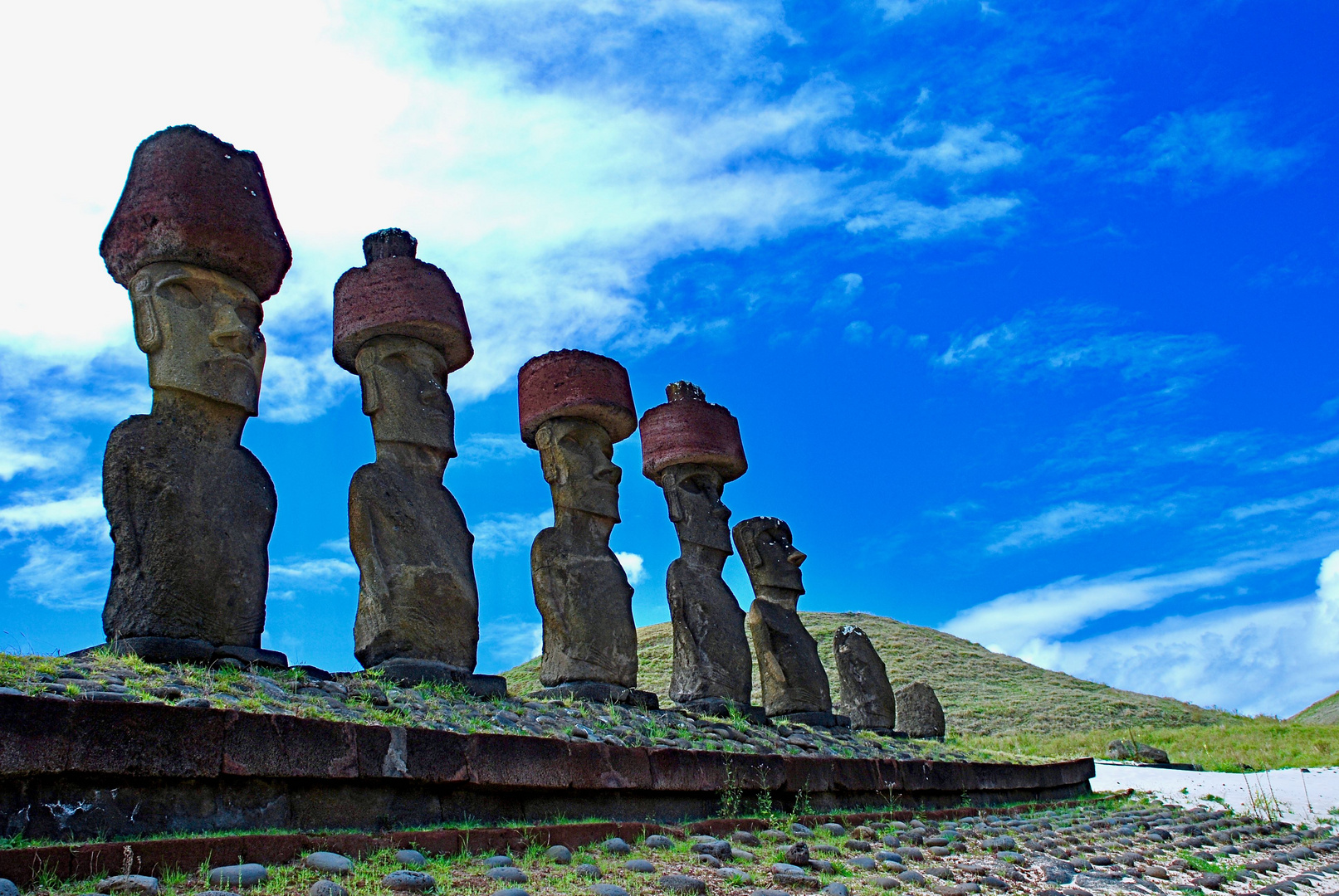 Moai Anakena - Isola di Pasqua