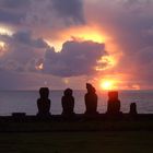 Moai auf der Osterinsel