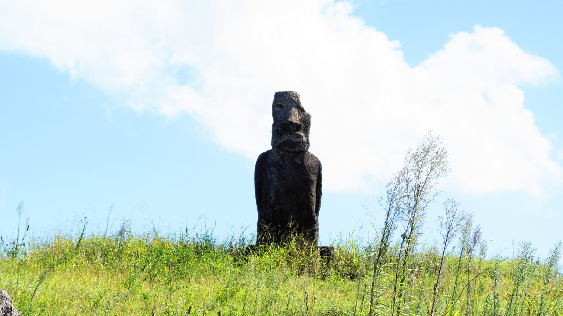 Moai mit Augen