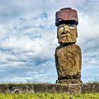 Moai mit Hut