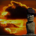 Moai mit Sonne 2