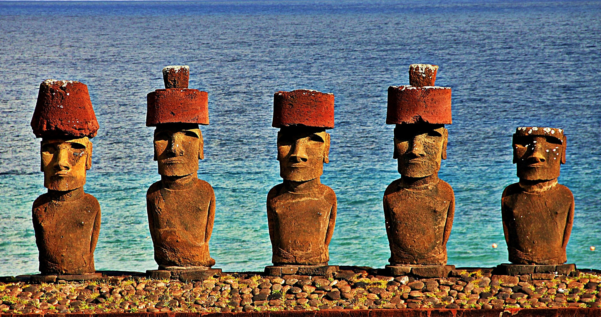 Moais photo et image world, chili, chile Images