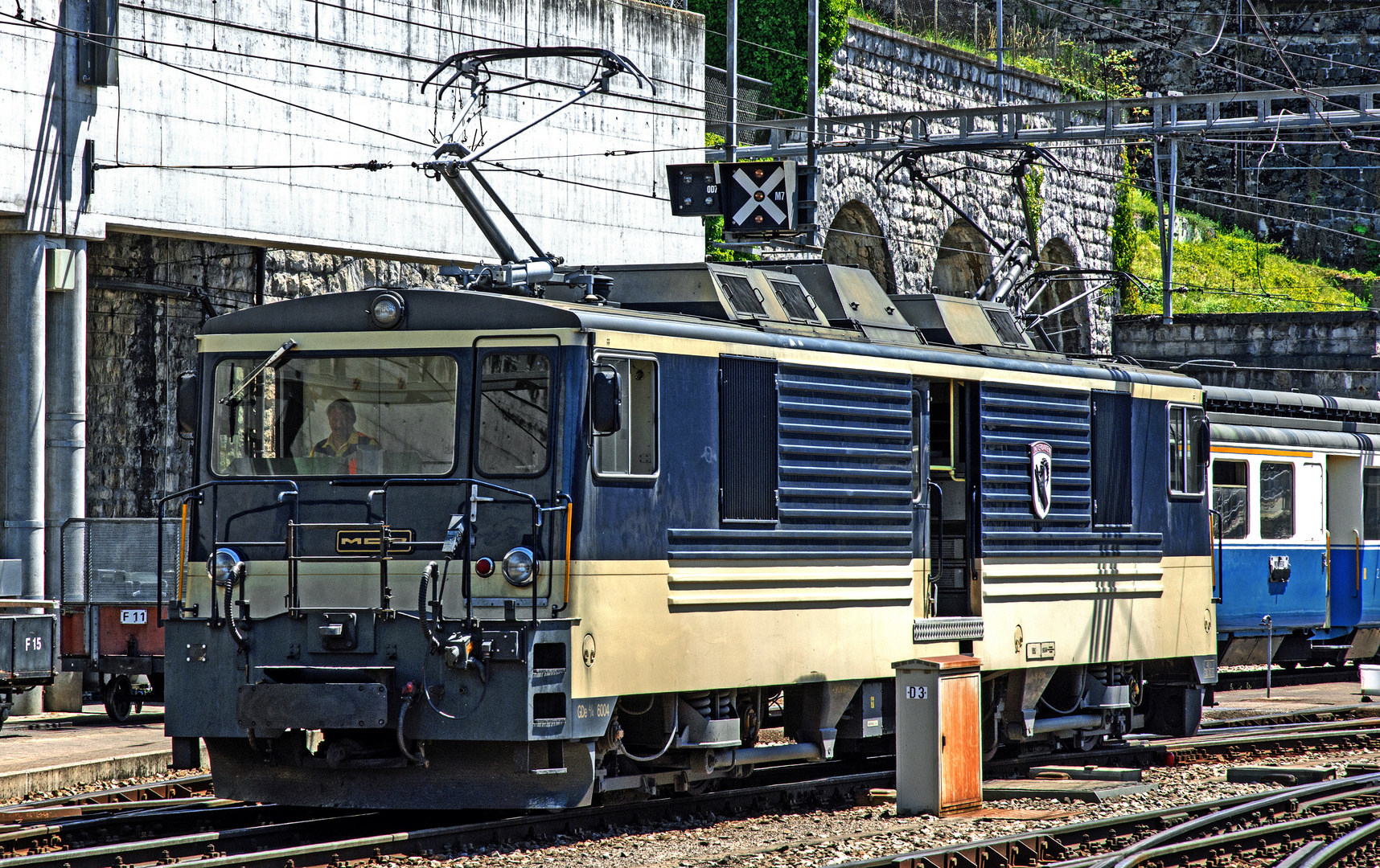 MOB - Montreux-Berneroberland Bahn  GDe 4-4 6004  Montreux