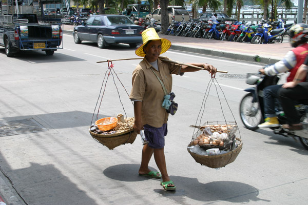 Mobiler Markt in Thailand
