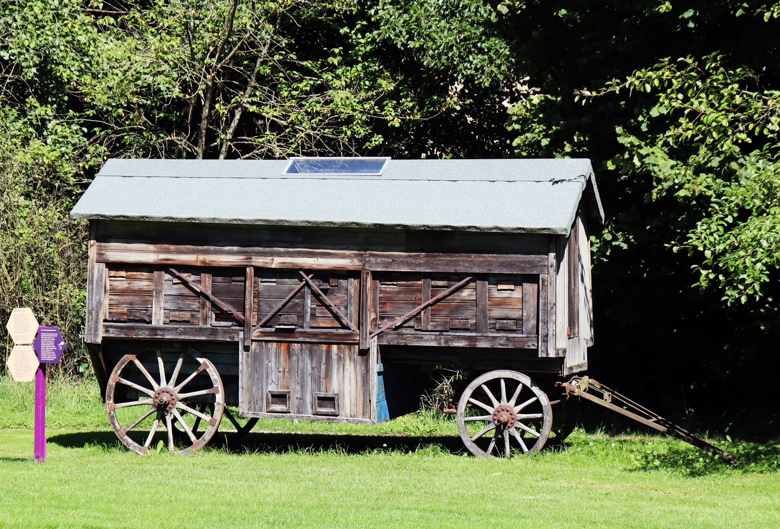 mobiler Schweinestall