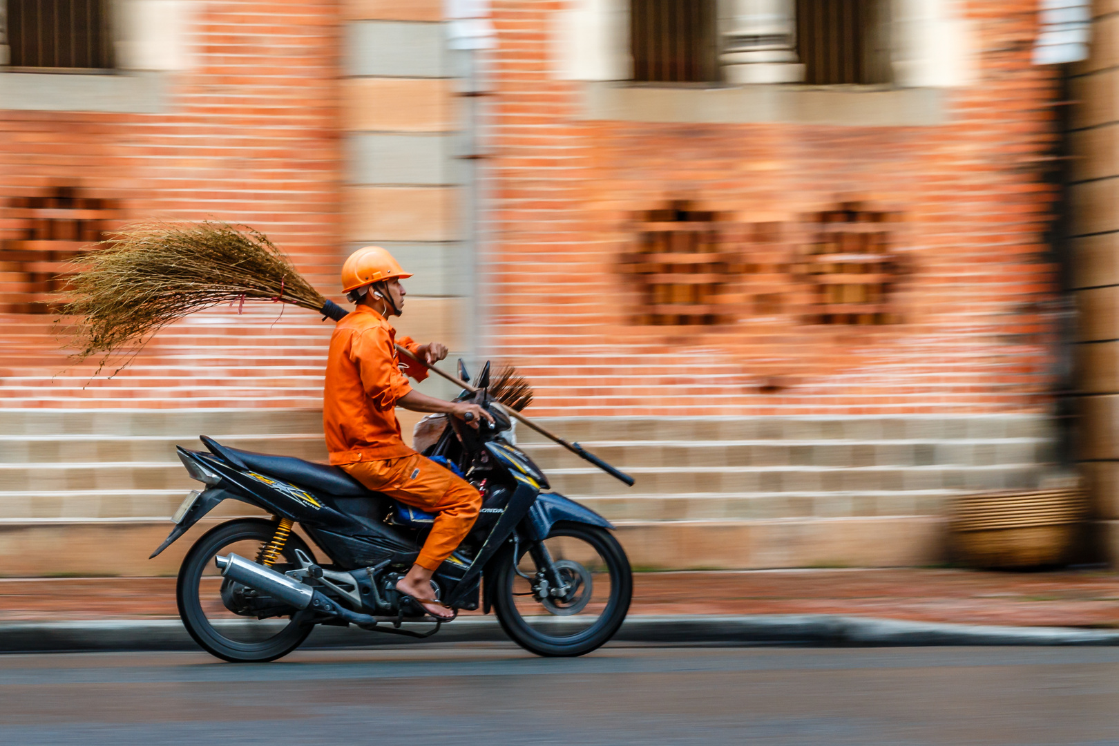 Mobiler Straßenkehrer, Ho Chi Minh City