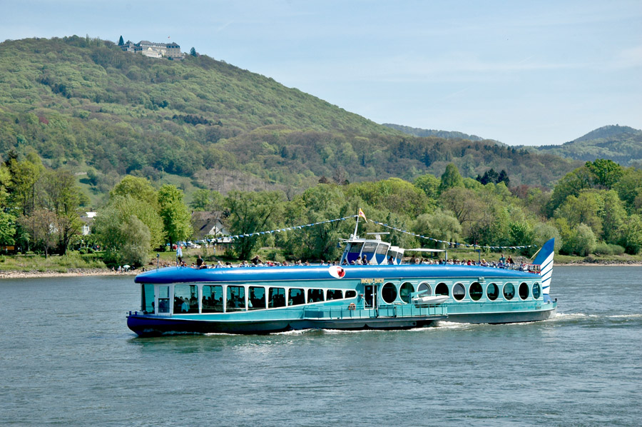 "Moby Dick" vor dem Petersberg