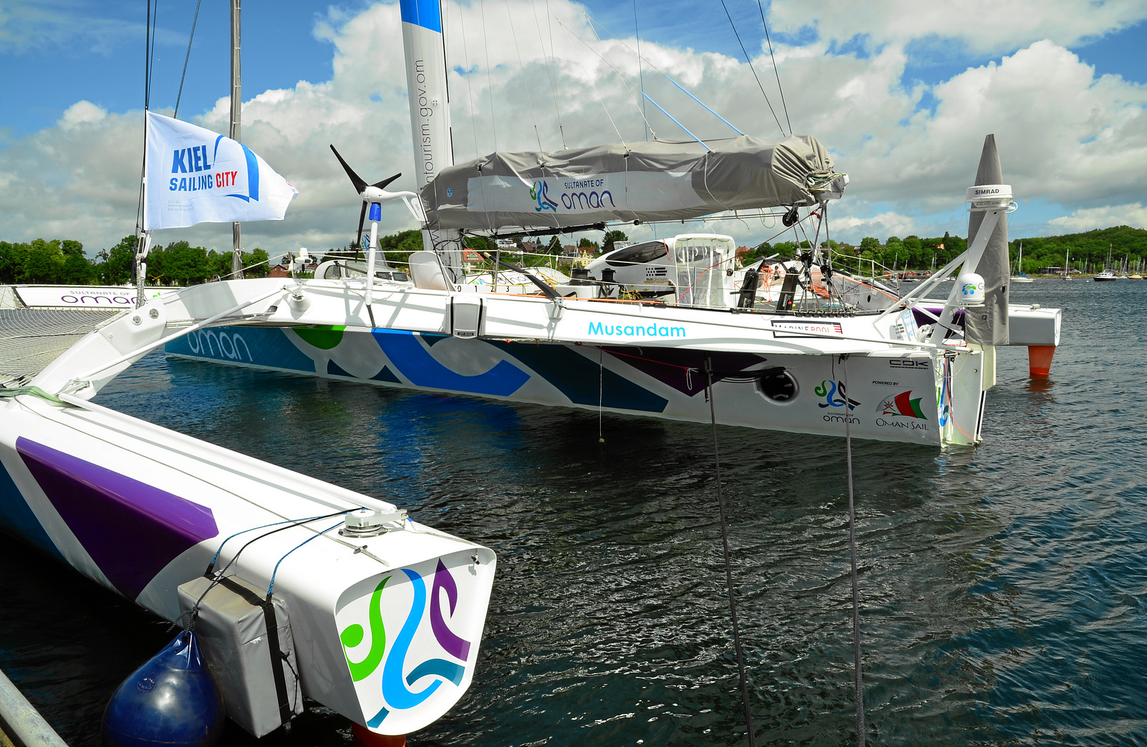 MOD70-Trimaran „Musandam-Oman Sail“ III in ECK "Welcome Race 2014"