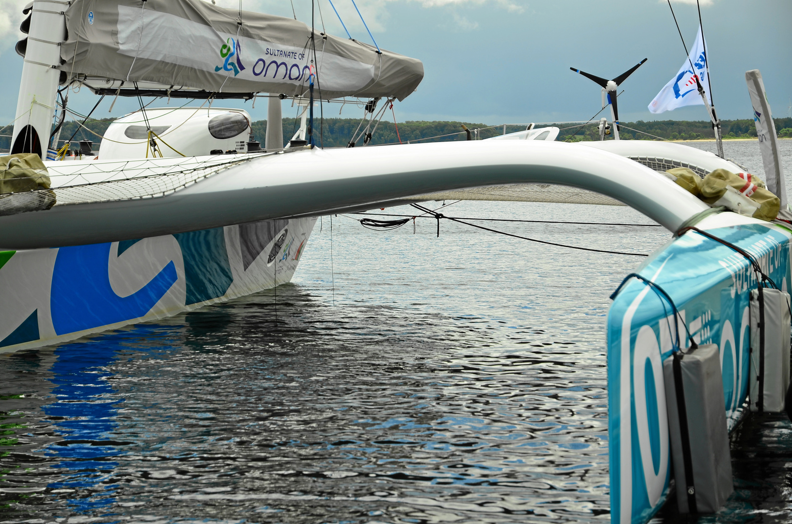 MOD70-Trimaran „Musandam-Oman Sail“ V in ECK "Welcome Race 2014"