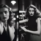 Modefotografie im Stil von Helmut Newton