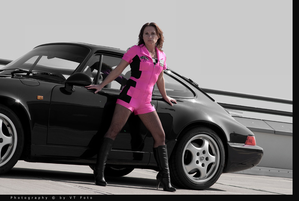 Model and Car